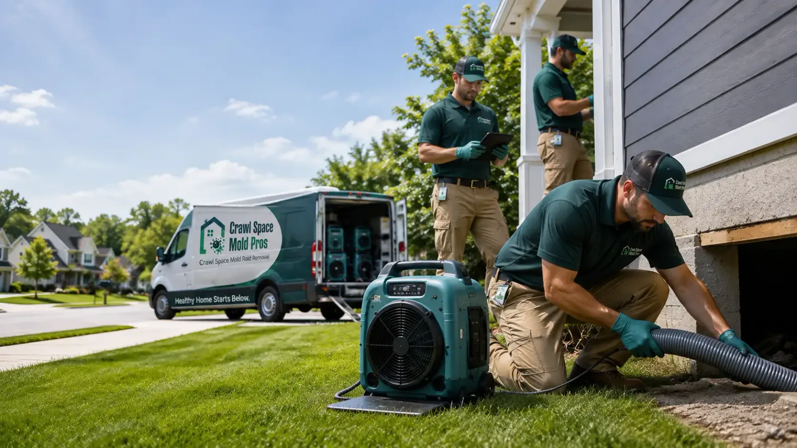 Crawl Space Mold Removal in Shady Side, MD